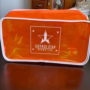 Jeffree Star Orange Makeup Bag